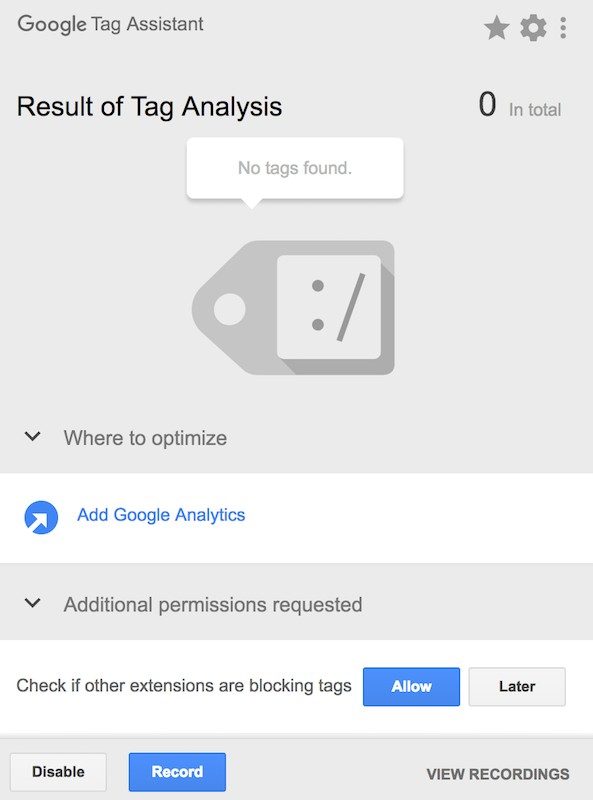 TagAssistant