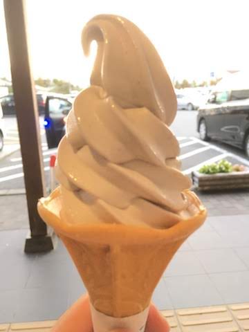 道の駅とうじょう−黒豆ソフトクリーム