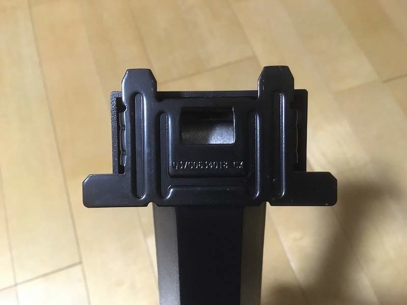 モンハンワールドアイスボーン用ゲーミングモニターのスタンド取付部分(本体側)